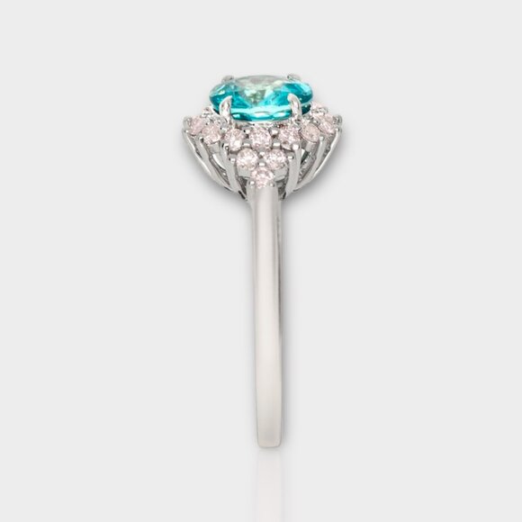 Blue Zircon Ring - Picture 8 of 8